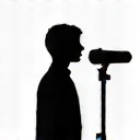 Icono de persona hablando